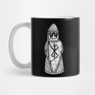 Savage Warrior: Lewis Chessmen Berserker Design Mug